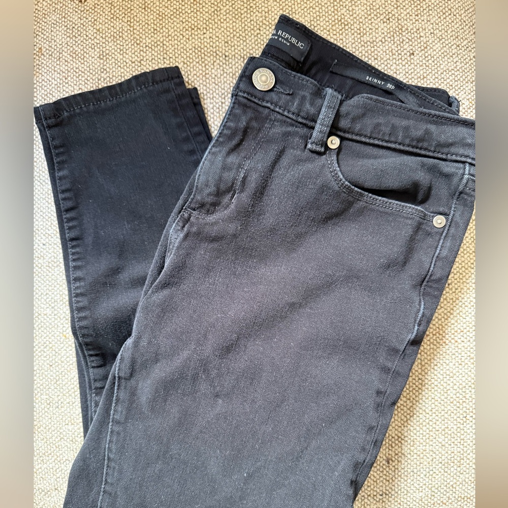 Petite Banana Republic Women's Black Skinny Jeans